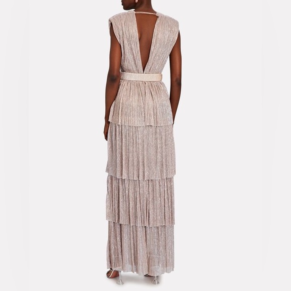 SABINA MUSAYEV
Skyler Plissé Lurex Gown - Picture 2 of 4